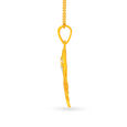 Rhodium Finish Peacock Gold Pendant 2