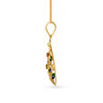 Exuberant Floral Gold Pendant 2