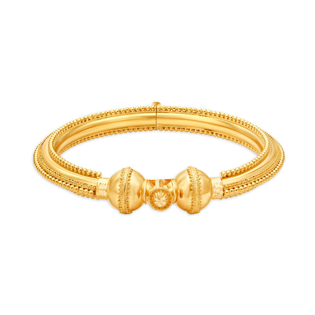 Stunning Gold Bangle,,hi-res 