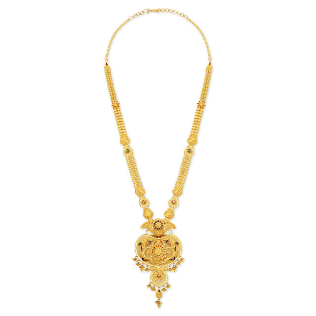 Magnificent Gold Neckwear Set for the Bengali Bride