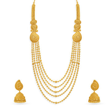 Exquisite Gold Necklace Set