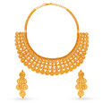 Ethereal Yellow Gold Teardrop Necklace and Earrings Set,,hi-res 