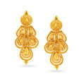 Ethereal Yellow Gold Teardrop Necklace and Earrings Set,,hi-res 3