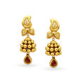 Leaf Inspired Grand Gold Necklace Set,,hi-res 3