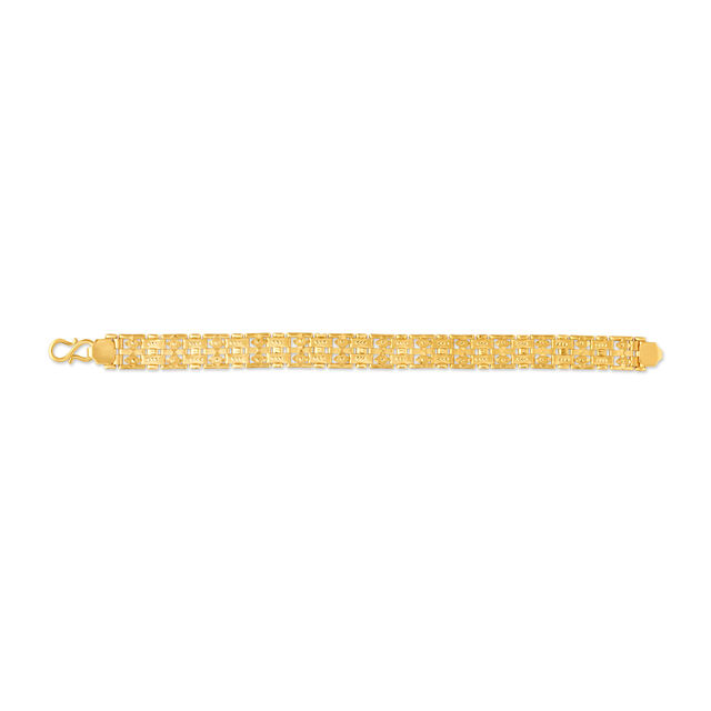 Dazzling Gold Bracelet For Men,,hi-res 