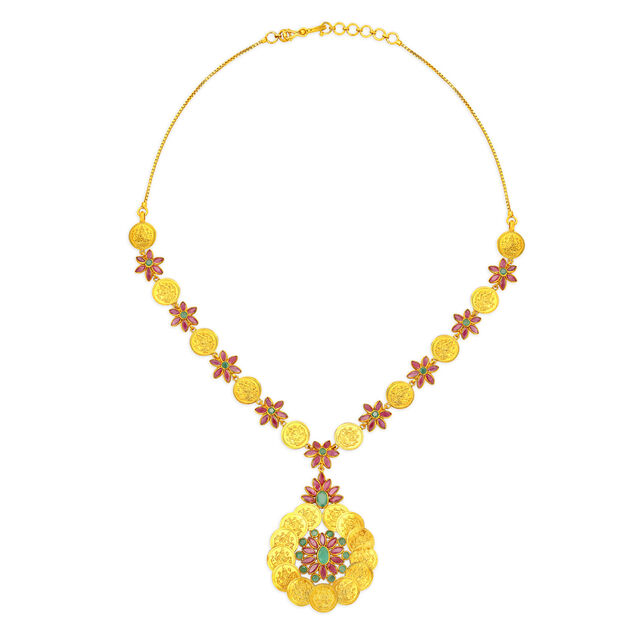 Tanishq Gold Necklace Set,,hi-res 