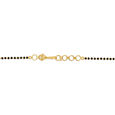 Delicate Yellow Gold Carved Bead Mangalsutra,,hi-res 3