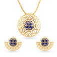 Artistic Gold Pendant Set,,hi-res 2