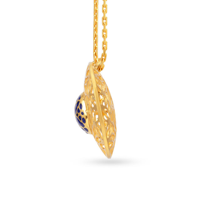 Artistic Gold Pendant Set,,hi-res 3