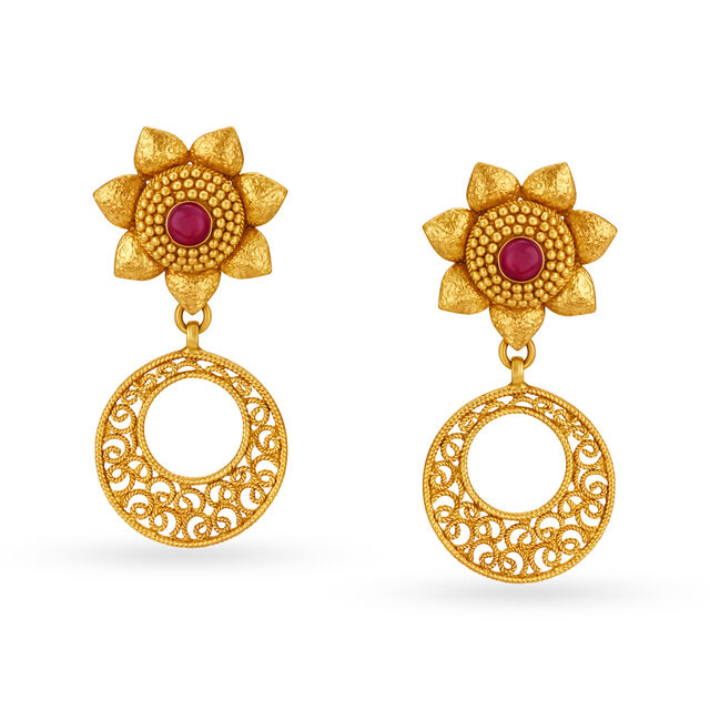 Hypnotic Gold Necklace Set,,hi-res 3