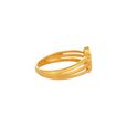 Auspicious 22 Karat Yellow Gold  Typographic Finger Ring,,hi-res 2