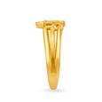 Auspicious 22 Karat Yellow Gold  Typographic Finger Ring,,hi-res 3