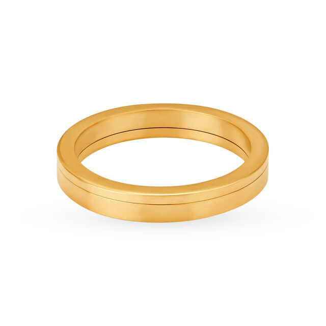 Brilliant 22 Karat Yellow Gold Finger Ring
