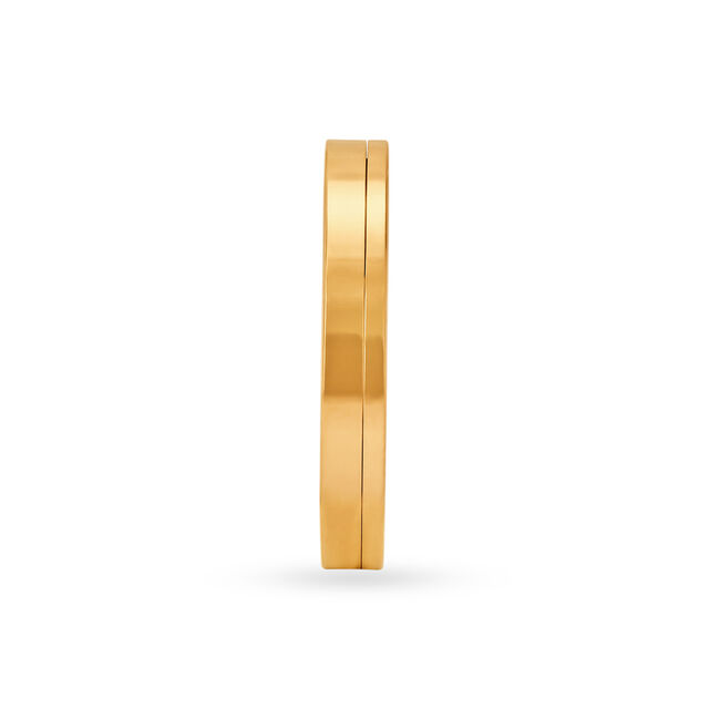 Brilliant 22 Karat Yellow Gold Finger Ring