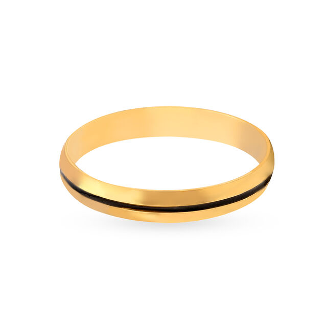 Minimalist 22 Karat Yellow Gold Finger Ring,,hi-res