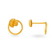 Delicate Gold Stud Earrings 2