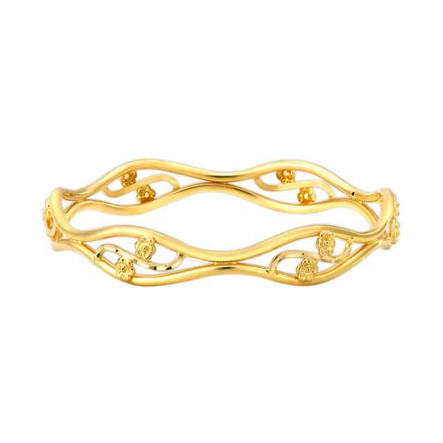 Stunning Gold Bangle,,hi-res