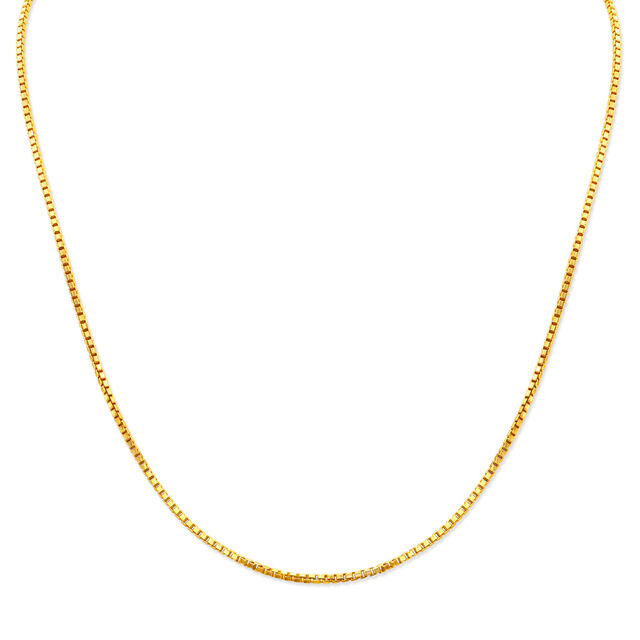 Dainty Glossy Gold Chain,,hi-res 