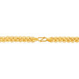 Palatial 22 Karat Yellow Gold Waved Ring Chain,,hi-res 2