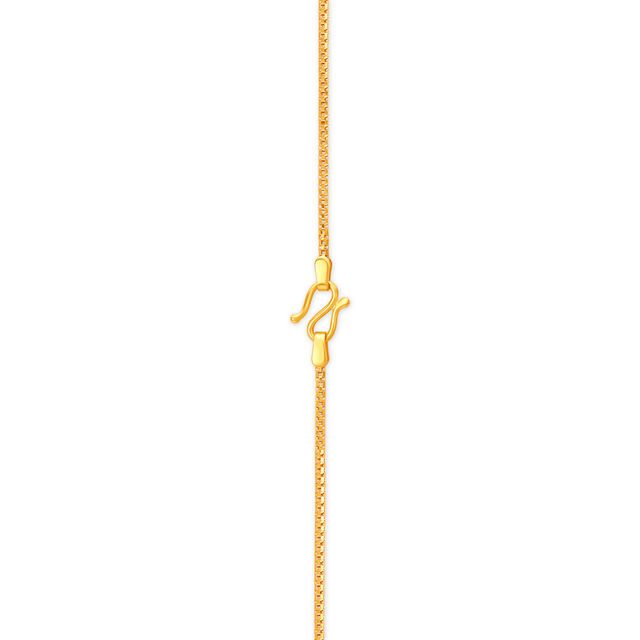 Gold Foxtail Chain for Kids,,hi-res 2