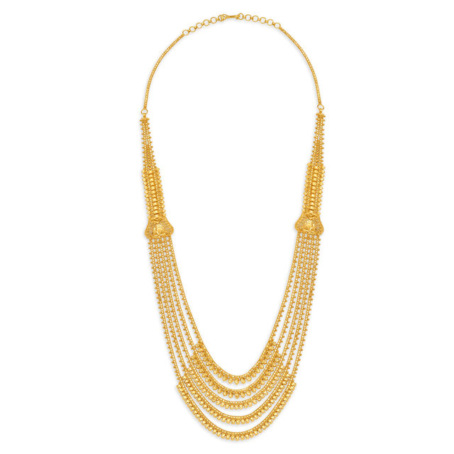 Captivating Gold Shahi Haar for the Maharashtrian Bride 