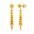 Traditional Dainty Gold Multi Layer Jhumkas,,hi-res 2