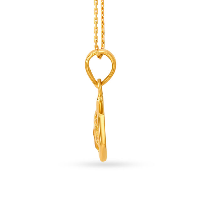 22 Karat Gold Aum Pendant 2