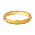 Stunning Yellow Gold Embossed Bangle,,hi-res 