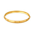 Minimalistic Gold Kada for Men,,hi-res 2