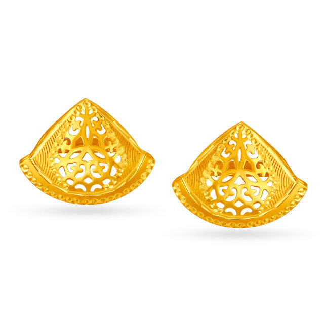 Ethereal Filigree Gold Pendant and Earrings Set,,hi-res 2