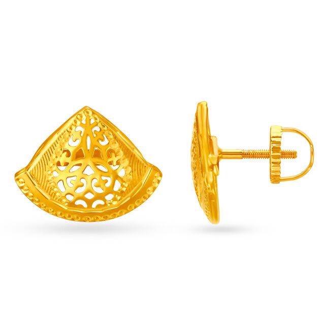 Ethereal Filigree Gold Pendant and Earrings Set,,hi-res 4