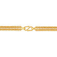 Alluring Yellow Gold Beaded Dual Chain 2