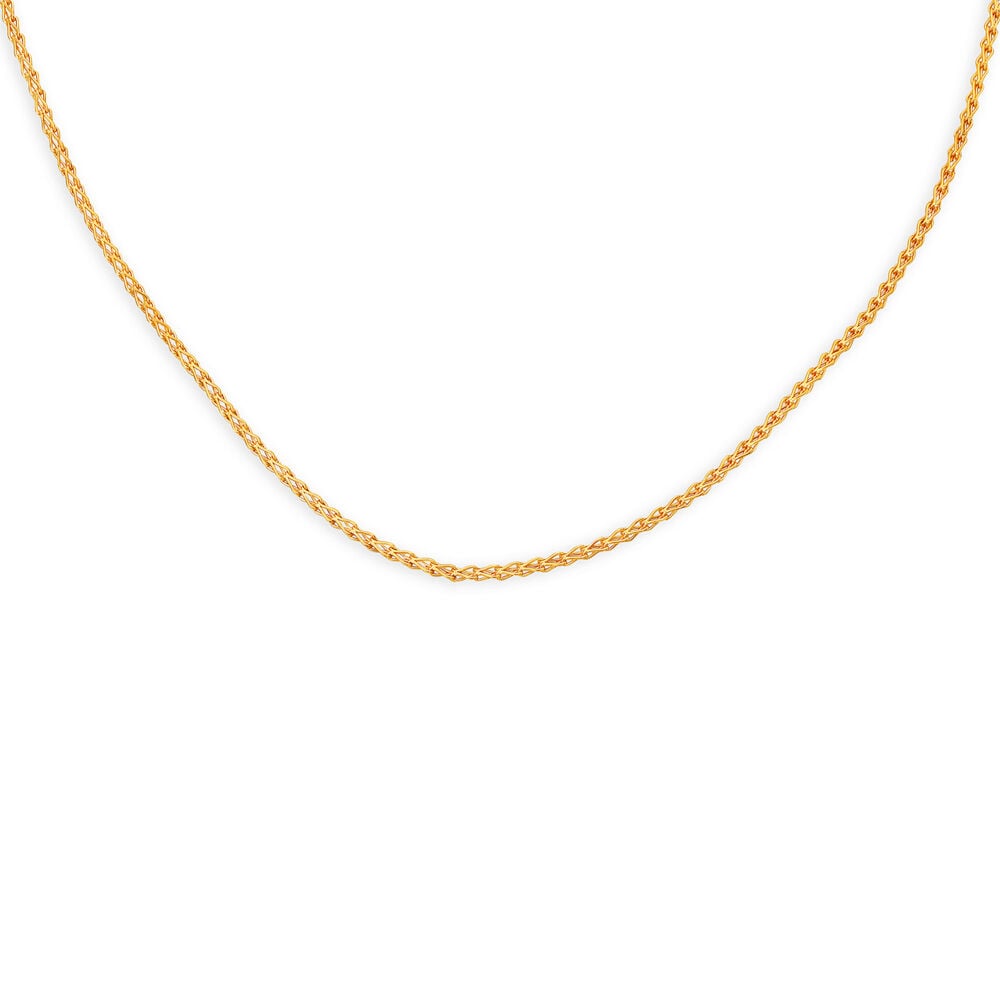 Buy Simple Gold Chain for Kids at Best Price | Tanishq UAE
