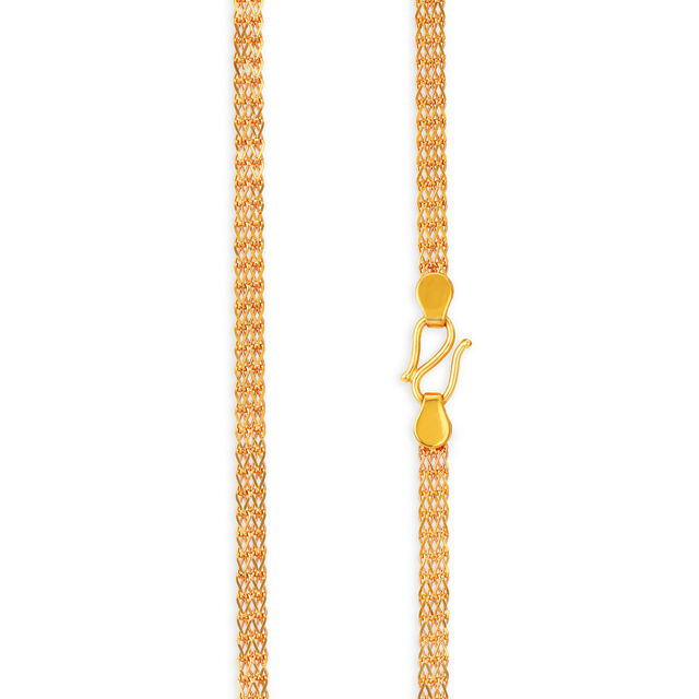 Dazzling Multi Thread Gold Chain for Men,,hi-res 2