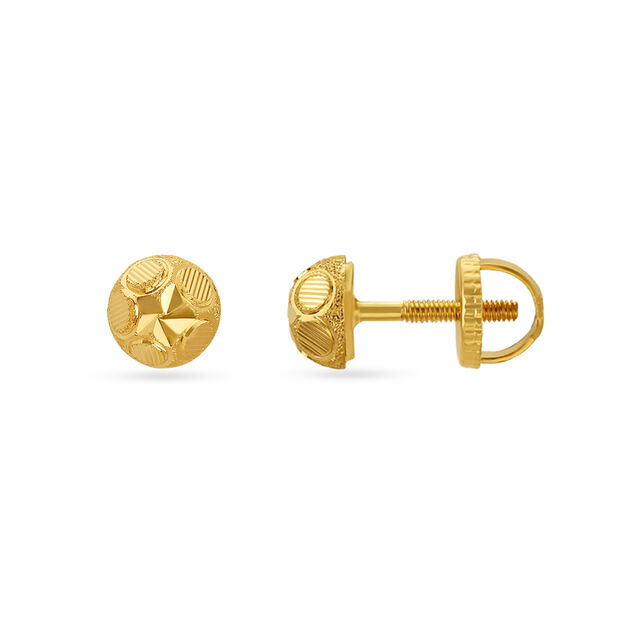 Dainty Gold Drop Earrings 4