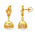 Peacock Pattern Jhumkas,,hi-res 2