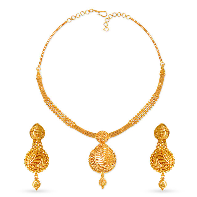 Ethereal Gold Neckwear Set