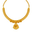 Elaborate Gold Neckwear Set Perfect for Any Bride 2