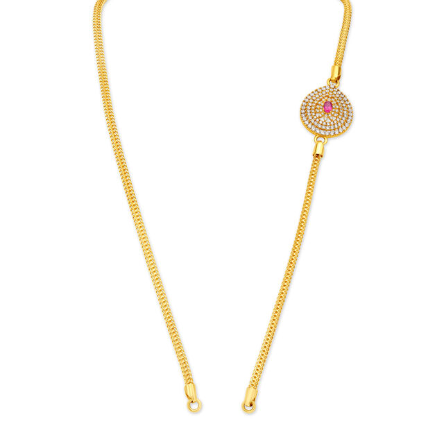 Elegant Gold Mugappu Chain 