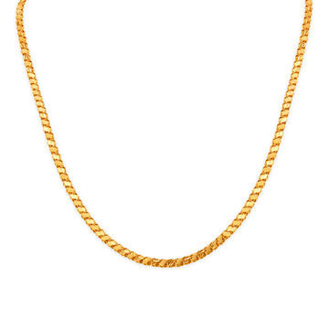 Sleek Gold S Chain for Men