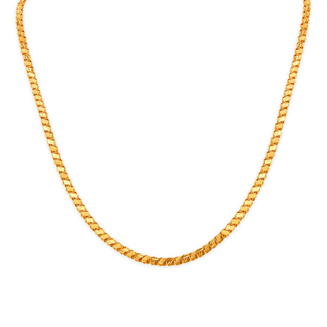 Sleek Gold S Chain for Men,,hi-res 