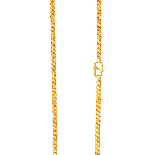 Sleek Gold S Chain for Men,,hi-res 2
