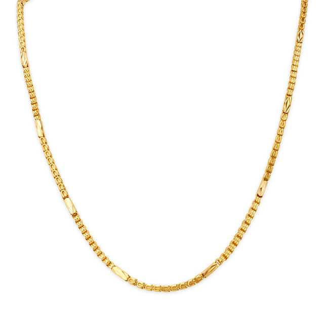 Eclectic Yellow Gold Variegated Link Chain,,hi-res 