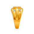 Dazzling 22 Karat Gold And Rhodium Box Ring,,hi-res 3