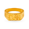 Imperial 22 Karat Gold Om Finger Ring,,hi-res 2