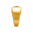 Religious Square Gold Ring For Men,,hi-res 3