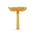 Exclusive 22 Karat Yellow Gold Elaborate Flower Finger Ring,,hi-res 3