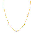 Ethereal Gold Chain with Textured Beads,,hi-res 