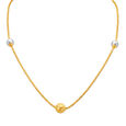 Splendid Yellow Gold Dual-Tone Bead Chain,,hi-res 