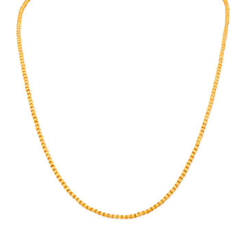 Classic Locks Chain in 22 Karat Yellow Gold
